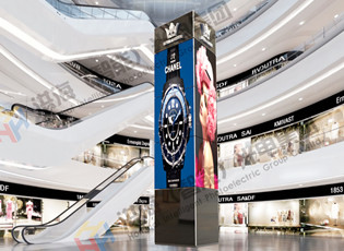 LED旋轉屏優勢與特點，高鐵站、飛機場、商場是否適合？