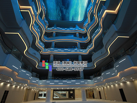 山東齊魯園廣場LED天幕屏 山東齊魯園廣場LED天幕屏